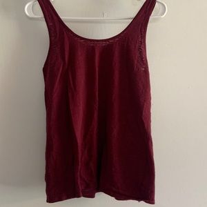 Maroon tank top